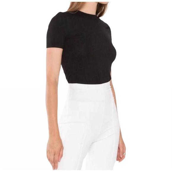 NEW RIPLEY RADER women's fitted tee top in black - Picture 2 of 3